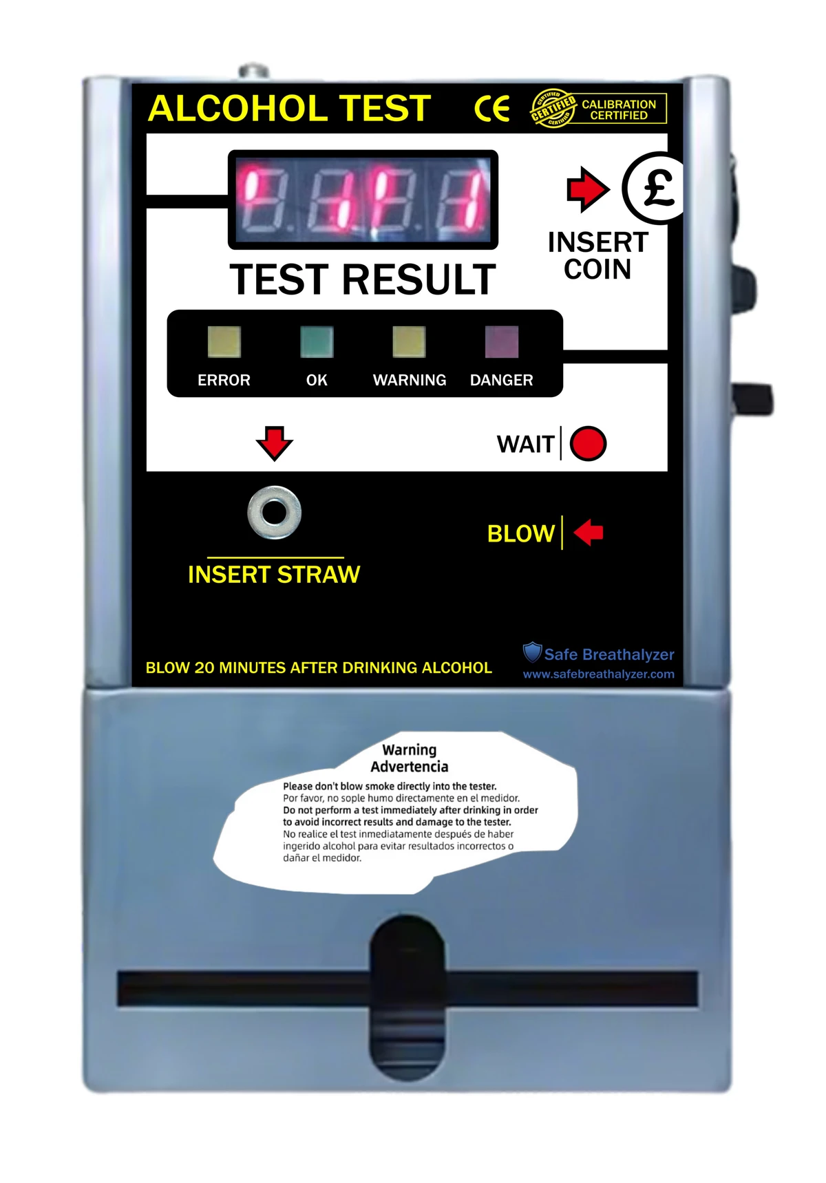Coin-Operated Breathalyzer